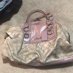 Coach hand bag